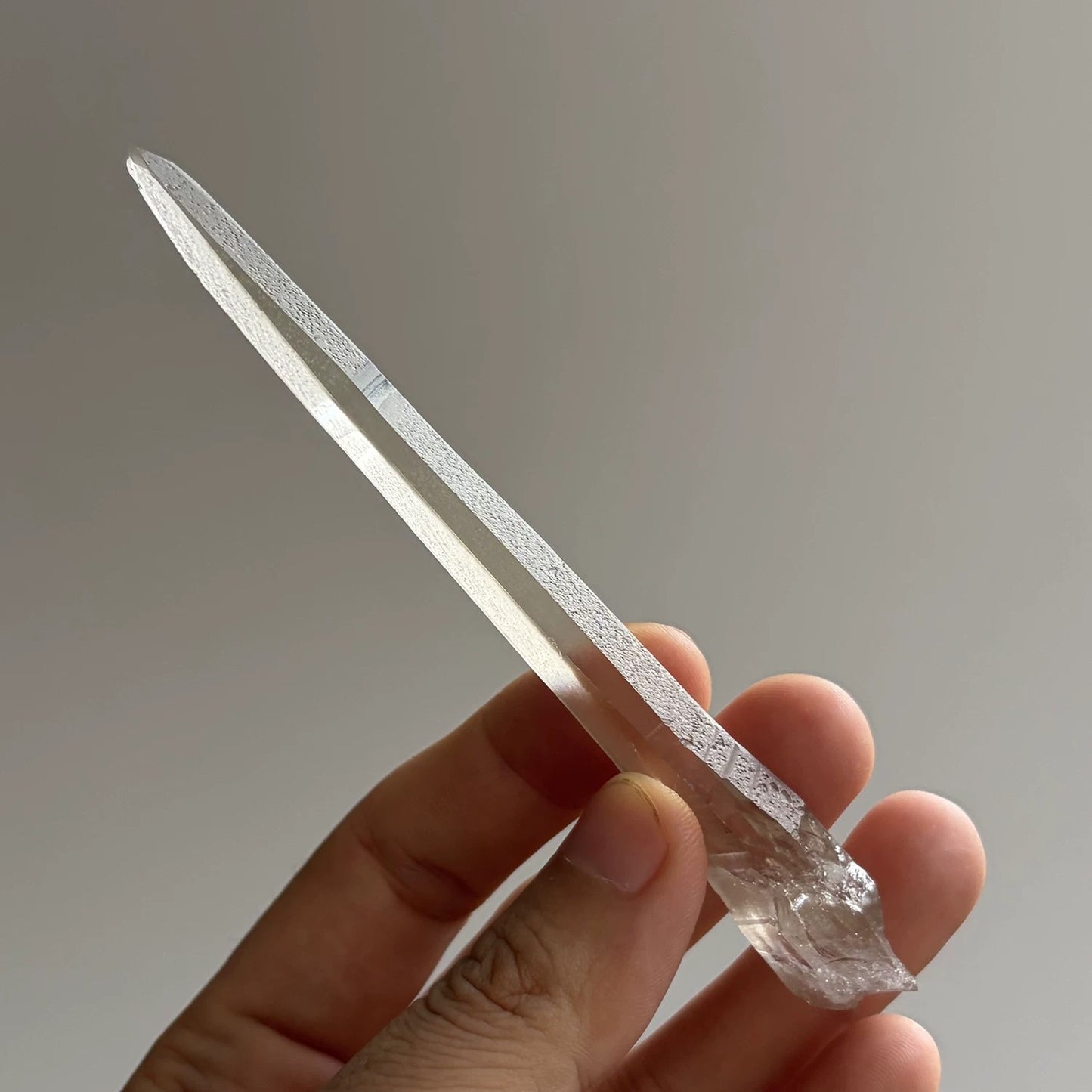 Lemurian Quartz Laser Wand — Blade Form