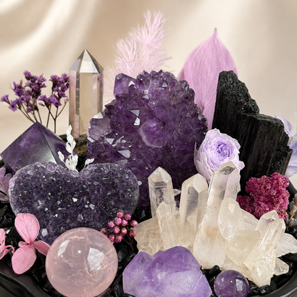 Shelter & Warmth — Amethyst Crystal Garden