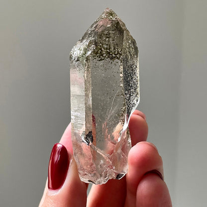 Himalayan Green Chlorite Quartz Point