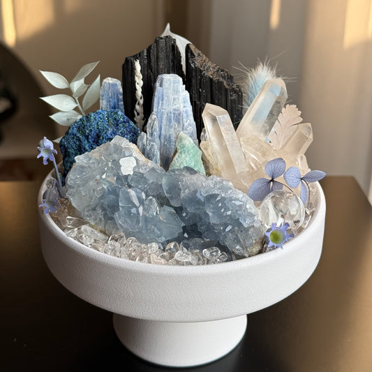 Peace & Protection — Celestite Crystal Garden