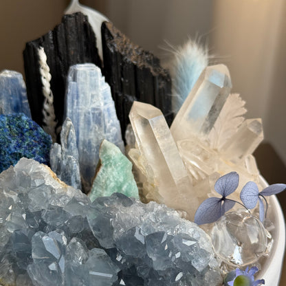 Peace & Protection — Celestite Crystal Garden