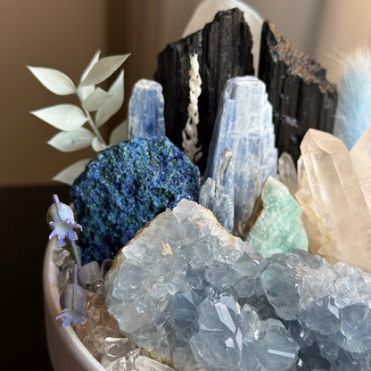Peace & Protection — Celestite Crystal Garden