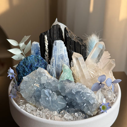 Peace & Protection — Celestite Crystal Garden