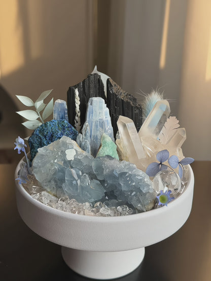 Peace & Protection — Celestite Crystal Garden