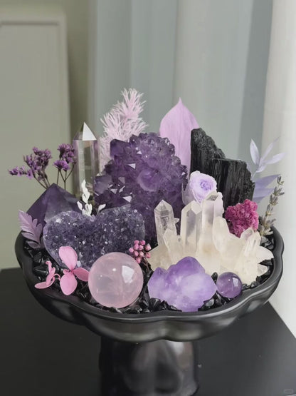 Shelter & Warmth — Amethyst Crystal Garden